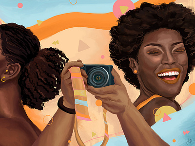 Juneteenth: supporting black creators & small businesses digital painting juneteenth