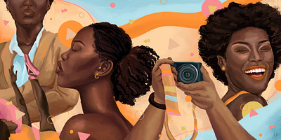 Juneteenth: supporting black creators & small businesses digital painting juneteenth