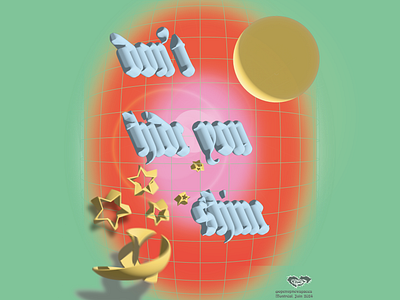 don'thideyoushine design graphic design illustration typography vector