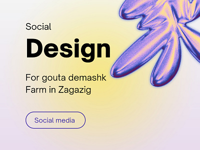 Social media design graphic design