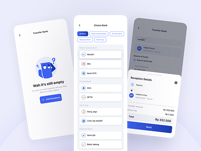 E-Wallet - Bank Transfer e wallet finance mobile ui ui design