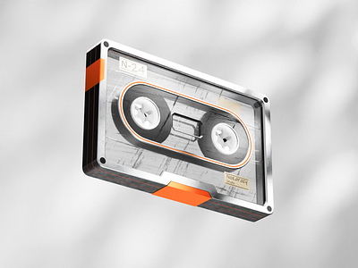 3D Music Tape 3d artwork design digital image graphic design illustration layout music tape