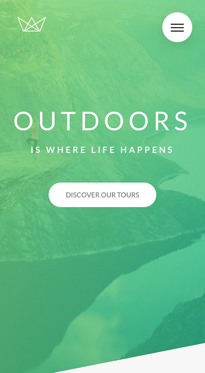 Natours - Responsive Design | Tours Web Design app branding design graphic design mobile ui web design website