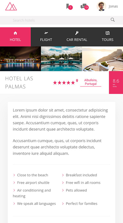 Trello - Responsive Design | Travel Web App app branding graphic design mobile ui website