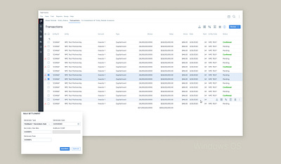 Stock Management in Windows OS product design ui ux windows