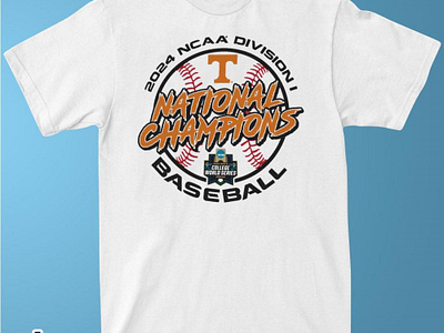 Official Tennessee Volunteers 2024 NCAA Men’s Baseball College W vols