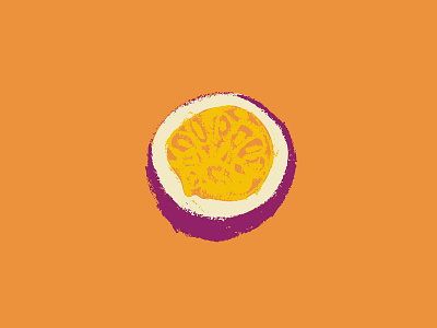 Passion fruit color symbol art branding design drawing exotic fruit hand drawn icon illustration label logo passion fruit passion fruits pastel sign symbol tropical fruit vector