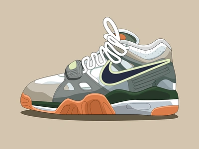 Nike Sneaker Illustration🧃 branding illustration new nike nike advertising running shoes sports shoes