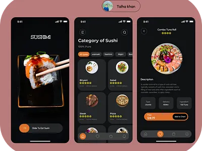 food mobile UI design branding foodmobile ui design graphic design ui