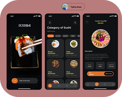 food mobile UI design branding foodmobile ui design graphic design ui