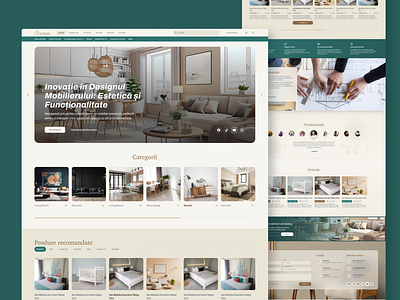 Atrois - Furniture Ecommerce Website design ecommerce figma furniture homepage landing page products ui design webdesign
