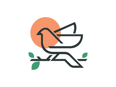Bird Logo branding creative design design graphic design logo vector