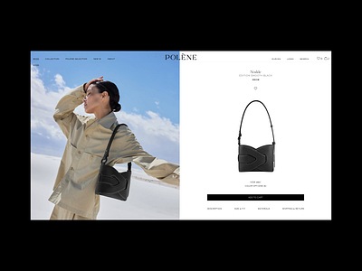 Polène - Website Design, 02 fashion layout ui web design website