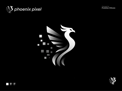 Phoenix Logo - tech companies - Logo Design brand identity creative design digital innovation digital innovation graphic design logo logo design logo designer minimalist logo modern logo phoenix logo phoenixlogo professional branding startup logo symbol of rebirth tech design tech logo