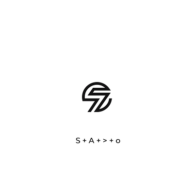 SA Monogram athletic bold logo minimalist modern monogram speed sports