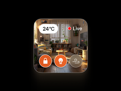 Smart Home Widget smart home ui ux uxui widget widgets