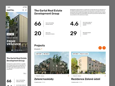 UX/UI Design For GARTAL | Web & Mobile daily ui design daily ux design design studio desktop design desktop version gartal website mobile design mobile version real estate site development solar digital ux ux ui design web design for real estate website development