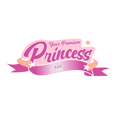 Princess Logo Design illustration.