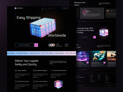 Logistics Website | UX/UI Design ux