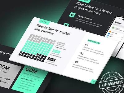 Brutalist Pitch Deck Template brutalist clean dark figma green mockup pitch deck powerpoint powerpoint template ppt presentation presentation design presentation template presentations slide slide design slides startup tech template