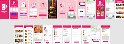 Food Delivery App app design food food app mobile app ui