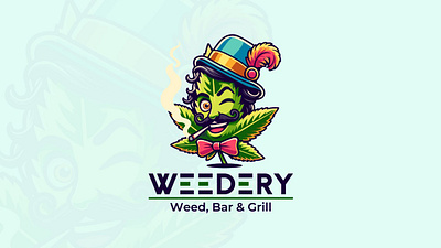 Marijuana weed logo mascot logo logo design logotype logotype design marijuana logo weed logo