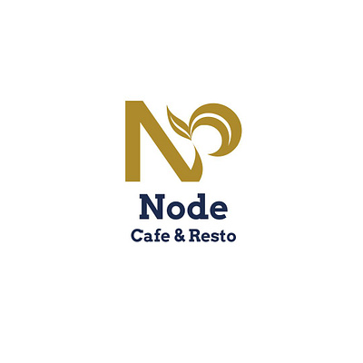Node Cafe & Resto Logo Design illustration.