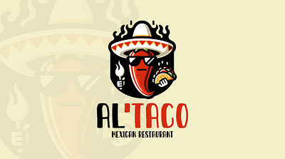 Mexican restaurant logo with chili peppers branding chili logo design illustration logo logo design logotype logotype design mascot logo mexican logo pepper logo restaurant logo