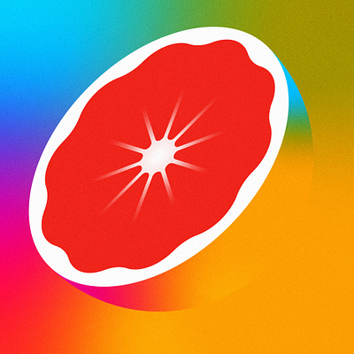 Acid Grapefruit colorful colour colourful graphic design hero image icon illustration marcoriolserra minimal vector vectorillustration