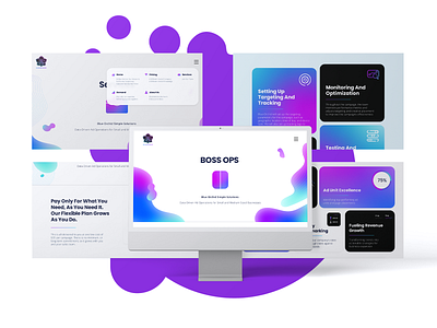 Boss Website graphic design ui webdesign website