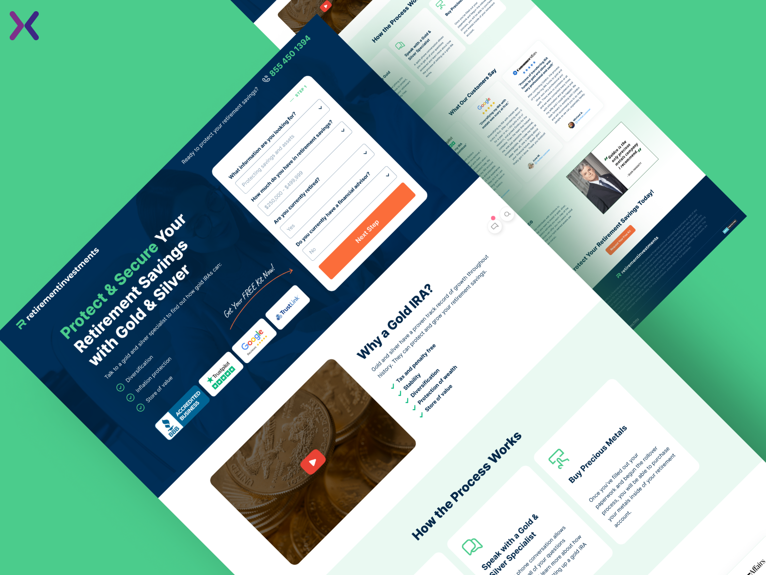 Lead Generation Landing Page by Waseem Bashir on Dribbble