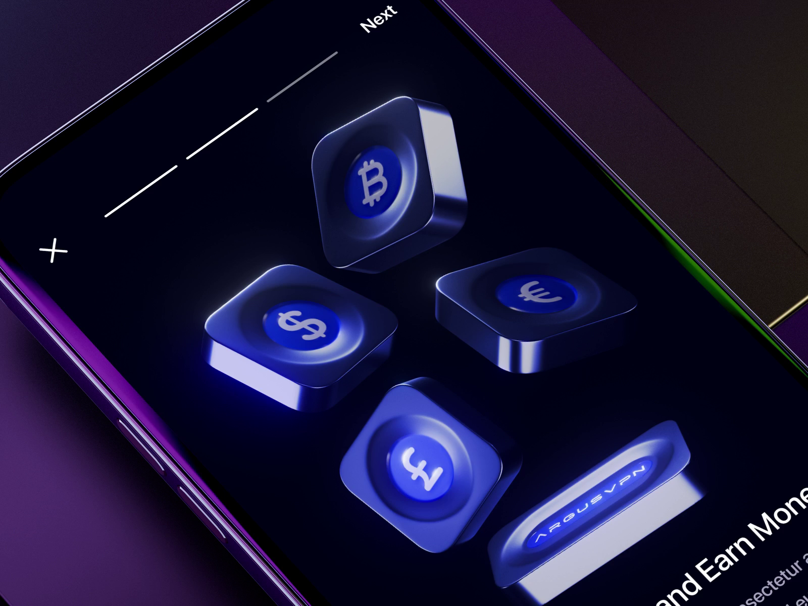 Example of Mobile App (Design Subscription