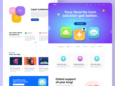 Modern Icon Solution Website Design design dribbble figma landing page ui design product design uer interface ui ui design ui ux ux website website design wedsite ui design