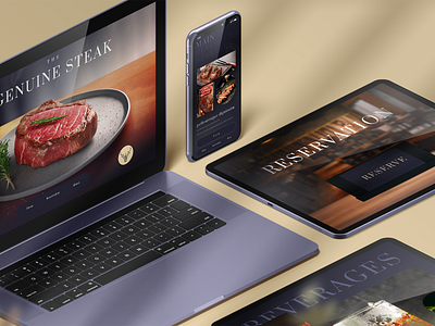 Restaurant Web and UI graphic design restaurant ui webdesign website