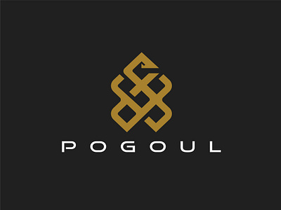 Graceful Lines in Pogoul Logo Design brandingpogoul