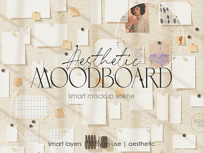 AESTHETIC MOODBOARD mockup kit aesthetic brand identity mockup branding mockup card mockup interior design mockup interior design moodboard interior moodboard minimal mockup modern mood board mockup moodboard moodboard mockup moodboard mockup kit natural neutral paint mockup paint swatch paint swatch mockup paper effects