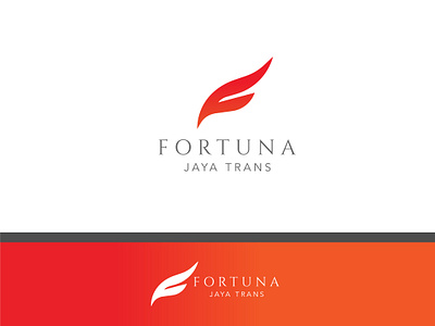 Elevating Fortuna Jaya Trans Half-Wing Logo Concept brandingfortuna