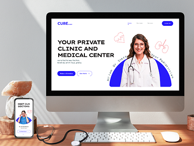 Medical Website design graphic design medical ui webdesign website