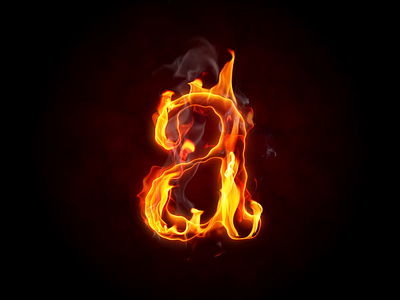 Fire letter after effects alphabet animation branding burning design effect fiery fire font fx graphic design letter logo sparks type typography video