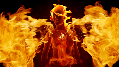 Fire 3d after effects angel animation blender burning effect explosion fiery fire fx girl motion graphics phoenix slow motion video woman