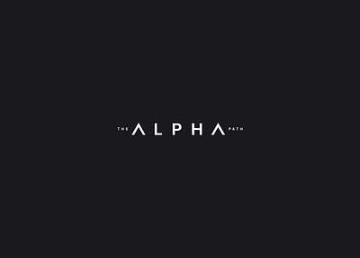The Alpha Path (logo design) branding graphic design logo