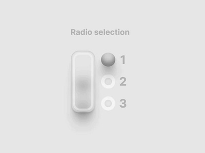 Glassmorphism radio selection in Framer animation form framer radio radio selection ui