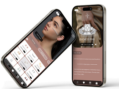 Female Jewelry Store App app application design jewelry store store ui ux ux design