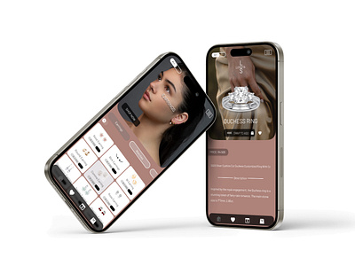 Female Jewelry Store App app application design jewelry store store ui ux ux design