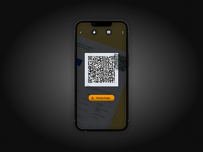 QR code scanning interface | Daily UI Challenge #77 mobile design qr code ui ui design