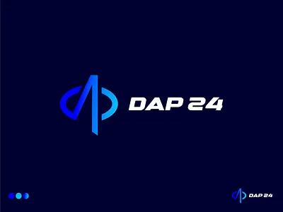 A and Circle Fusion: DAP24 branding brandlogo graphic design logo