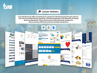 Lawyer Industry Website color combination design industry lawyer ui ui design website