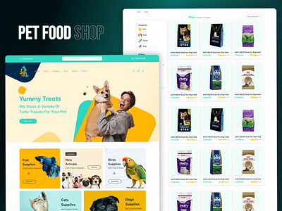 Joy of Pet Ecommerce animation app branding design ecommmerce graphic design illustration logo ui ux vector website