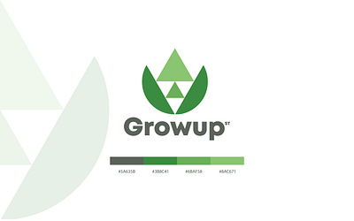 Growup 3d ai app branding business growth logo creative logo design graphic design grow logo growth logo logo logo design logo designer logo maker marketing logo modern logo sports logo tech logo ui web