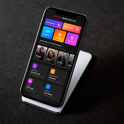 Cash Tap - Mobile Cash Loan App ui